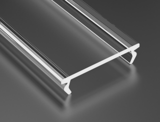 Difuzor DOUBLE - PMMA, transparentní 