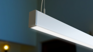 Závěsné svítidlo Lumines CLARO stříbrné, 60cm, 4000K, 27W