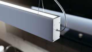 Závěsné svítidlo Lumines DULIO stříbrné, 60cm, 4000K, 38W