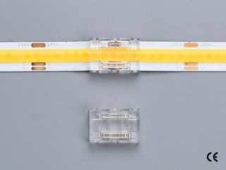 3 pin KONEKTOR pro CCT COB & SMD LED pásky, typ: LED pásek ↔ LED pásek, PCB 10mm