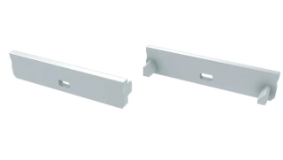 ALU koncové záslepky do LED profilu SOLIS, bílé