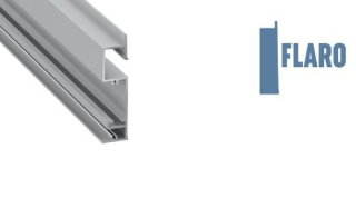 LED profil FLARO, stříbrný
