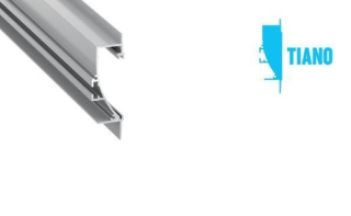 LED profil TIANO, stříbrný