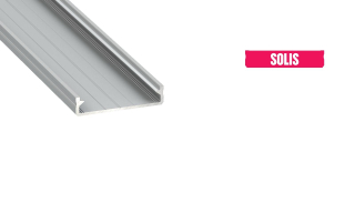 LED profil SOLIS, surový hliník