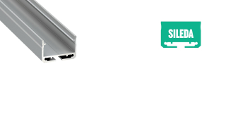 LED profil SILEDA, stříbrný