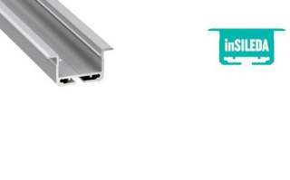 LED profil inSILEDA, stříbrný