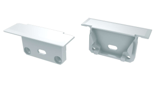 ALU koncové záslepky do LED profilu inSILEDA, bílé