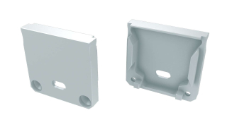 ALU koncové záslepky do LED profilu DILEDA, bílé