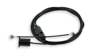 Závěsné lanko dvoustranné pro systém DULIO LUMINES, černé - komplet 1500mm/100mm/1,2mm